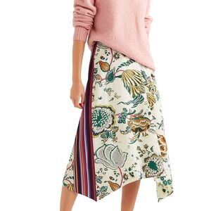 Tory Burch ‘Marie’ Asymmetrical Silk Skirt